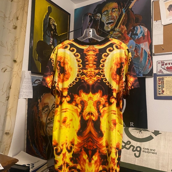 Designer 90s Vintage Showroom Sample Madonna Shirt XL - Picture 5 of 6